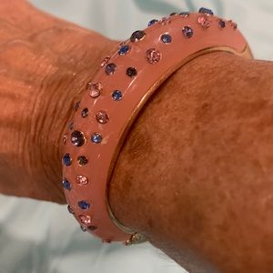 Betsy Johnson Jeweled Bracelet Cuff